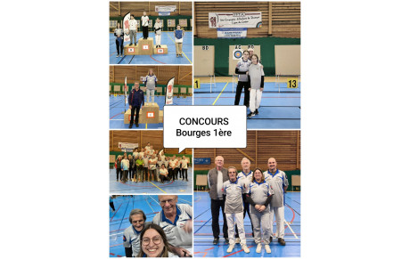 Concours SPJ, AD et 2x18m de Bourges 1ère